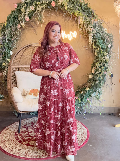 Rustic Bloom Maxi