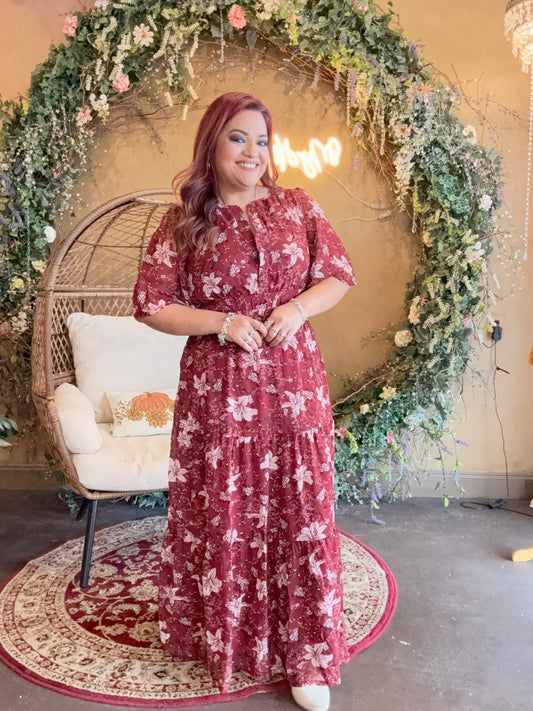 Rustic Bloom Maxi