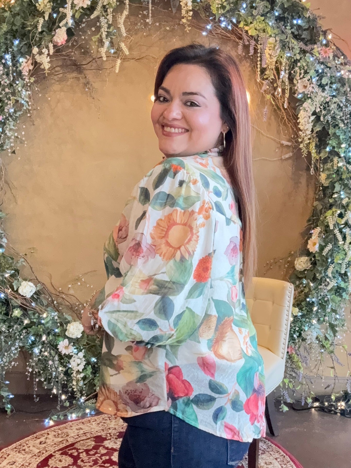 Fresh Picked Floral Blouse