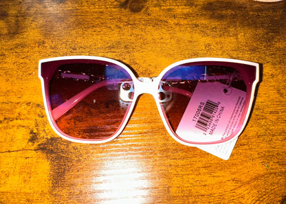 Modern Wayfarer Sunglasses - Pink