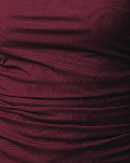 The Essential Top - Burgundy