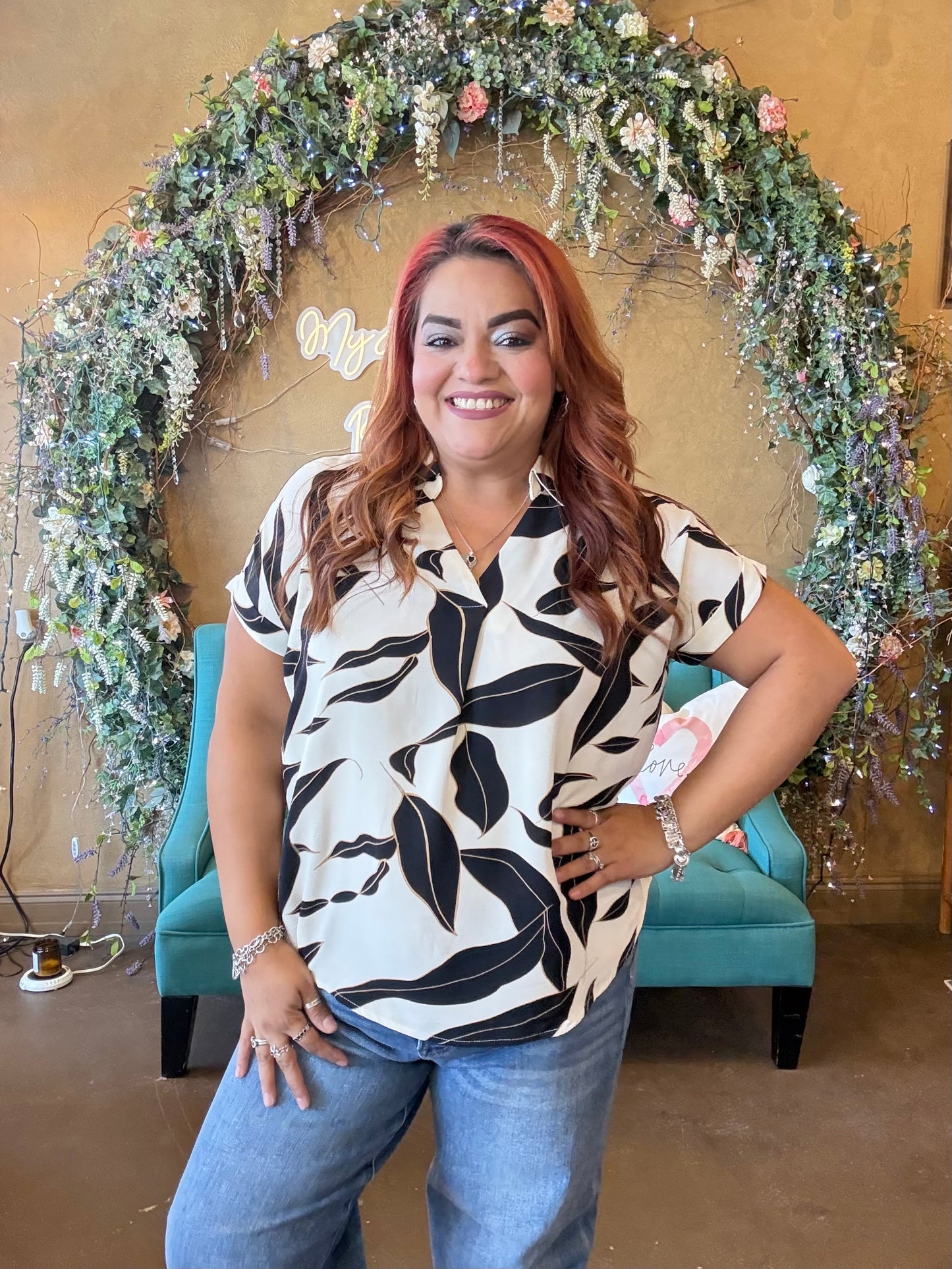 Timeless Leaf Blouse