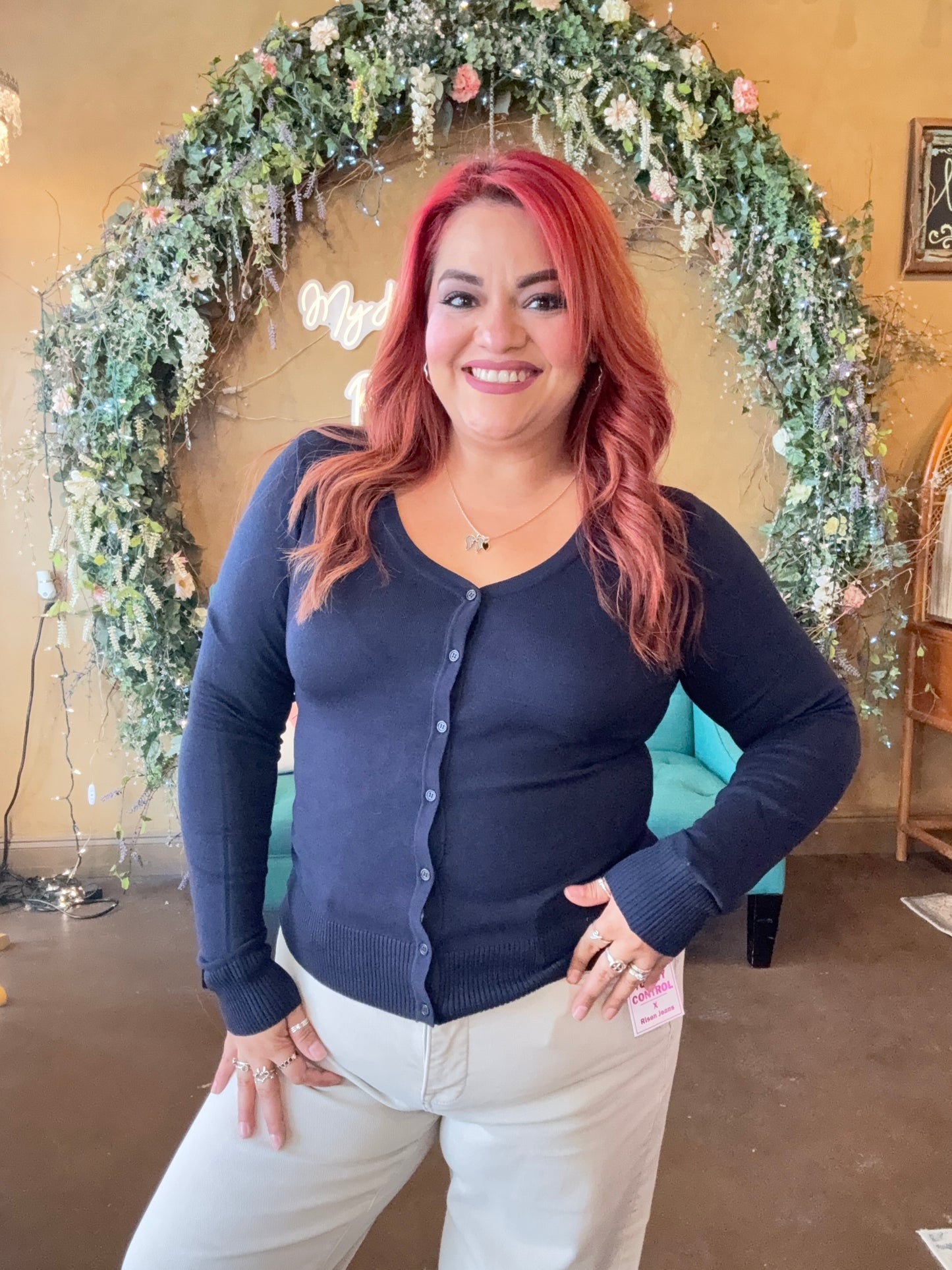 Soft Embrace Cardigan - Navy