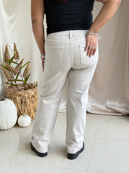 Toasted Almond Straight Jean