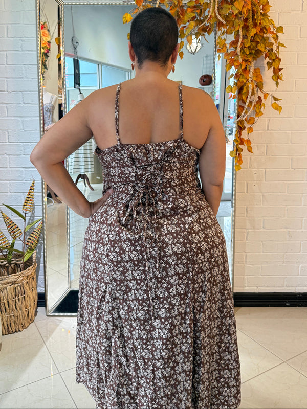 Fall Florals Got Me Midi