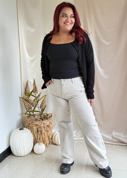 Toasted Almond Straight Jean