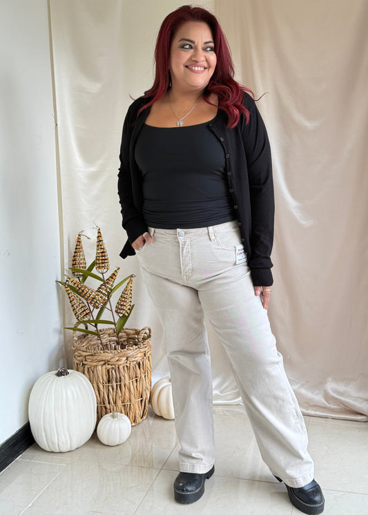 Toasted Almond Straight Jean