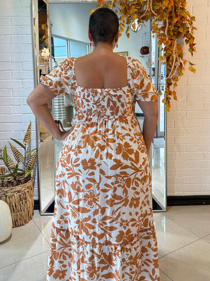 Autumn Scalloped Midi