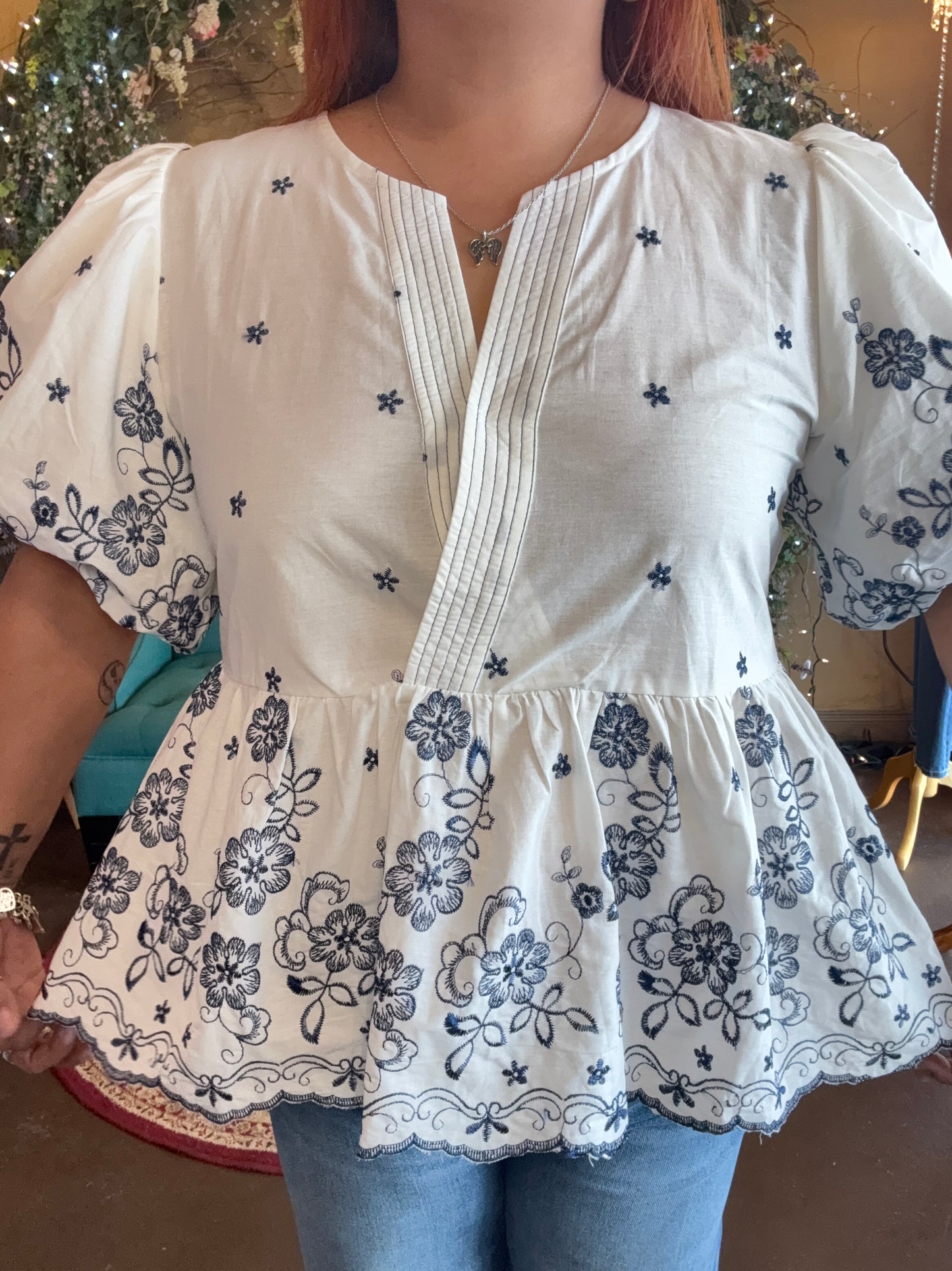 Embroidered Days Blouse