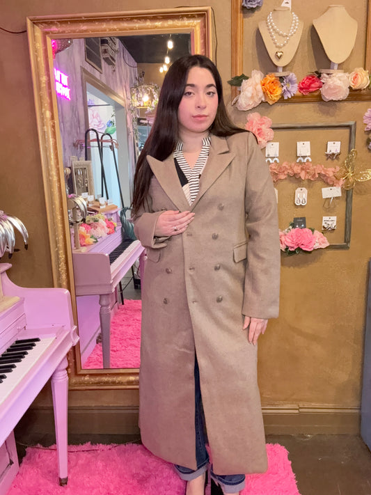 Nutmeg Trench Coat