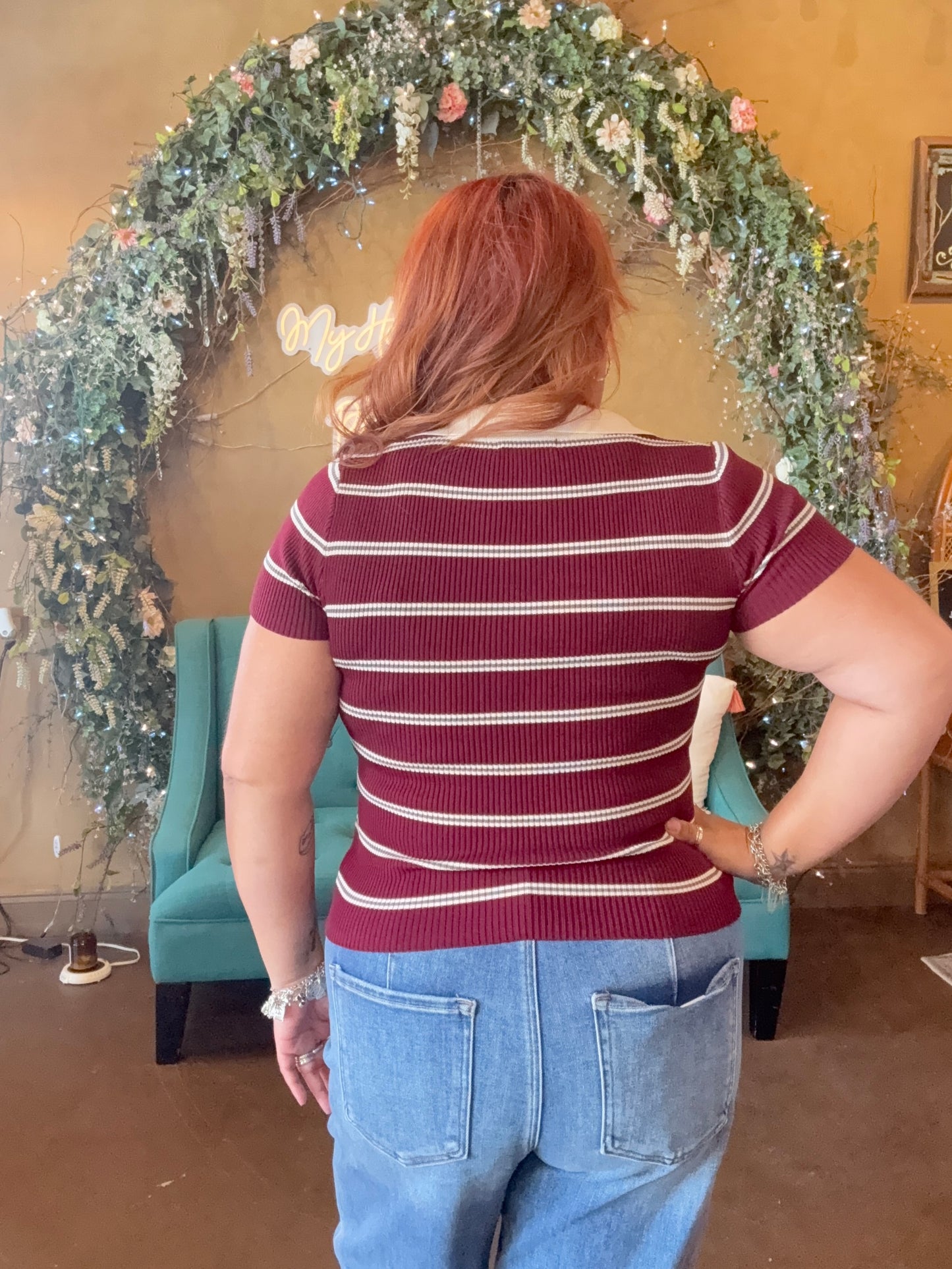 Closet Staple Top - Oxblood
