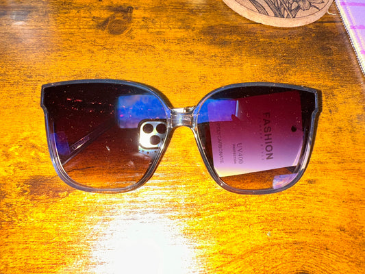Modern Wayfarer Sunglasses - Gray
