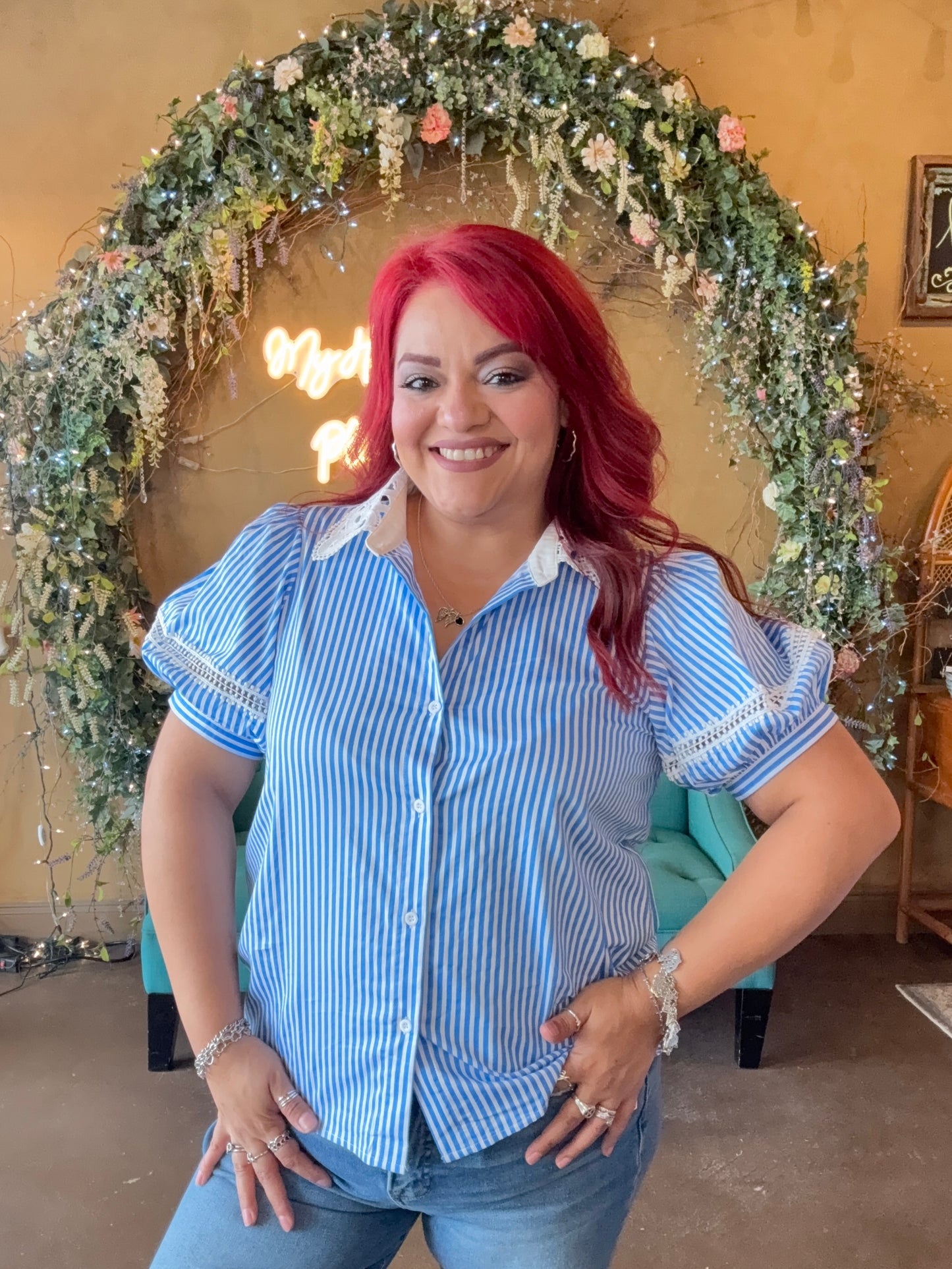 Sailor Lace Blouse