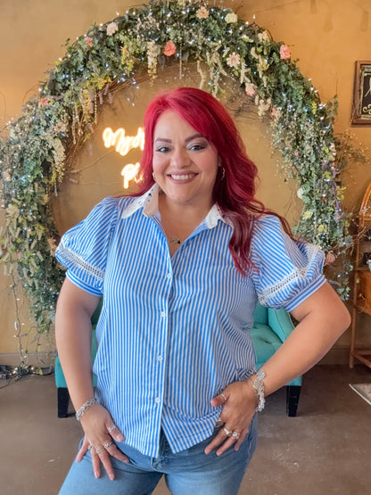Sailor Lace Blouse