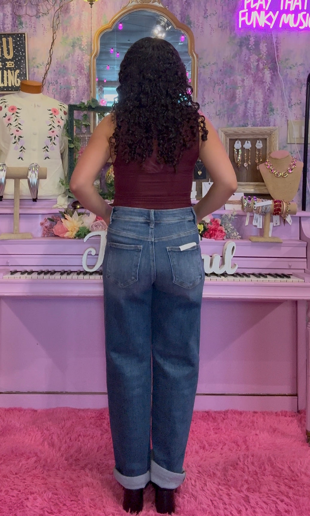 The Sofia Slouch Ankle Boyfriend Denim