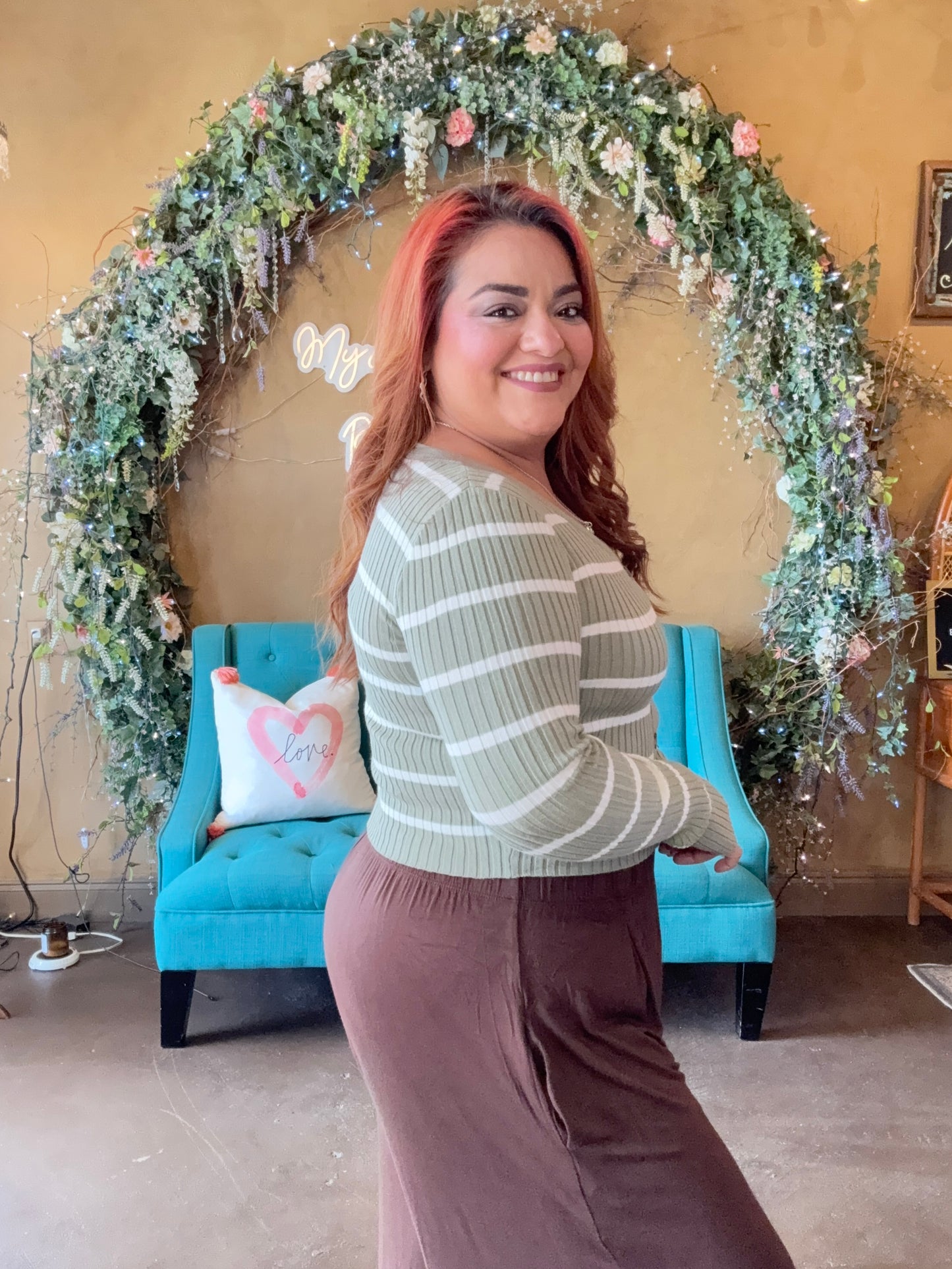 Snuggle Season Cardigan - Sage