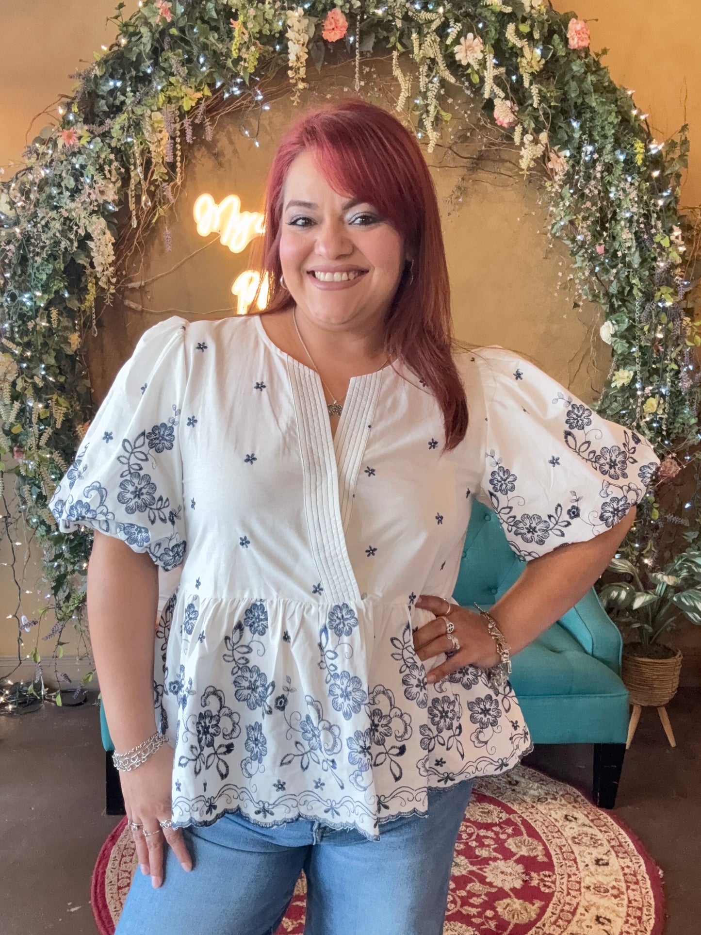 Embroidered Days Blouse