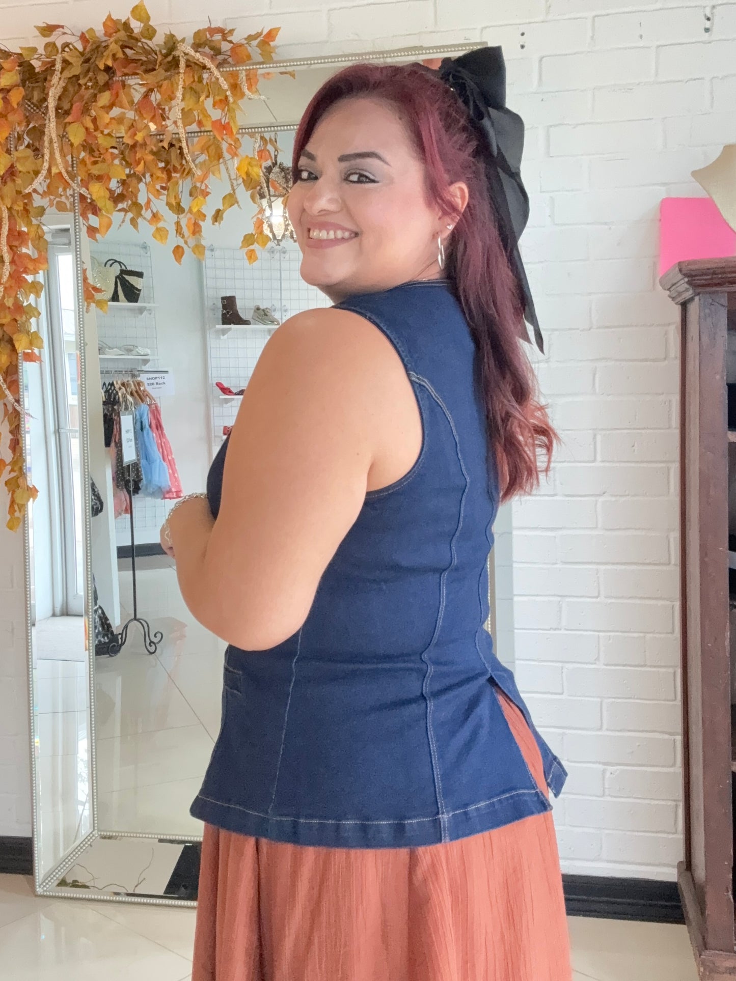 Chilly Chic Denim Vest