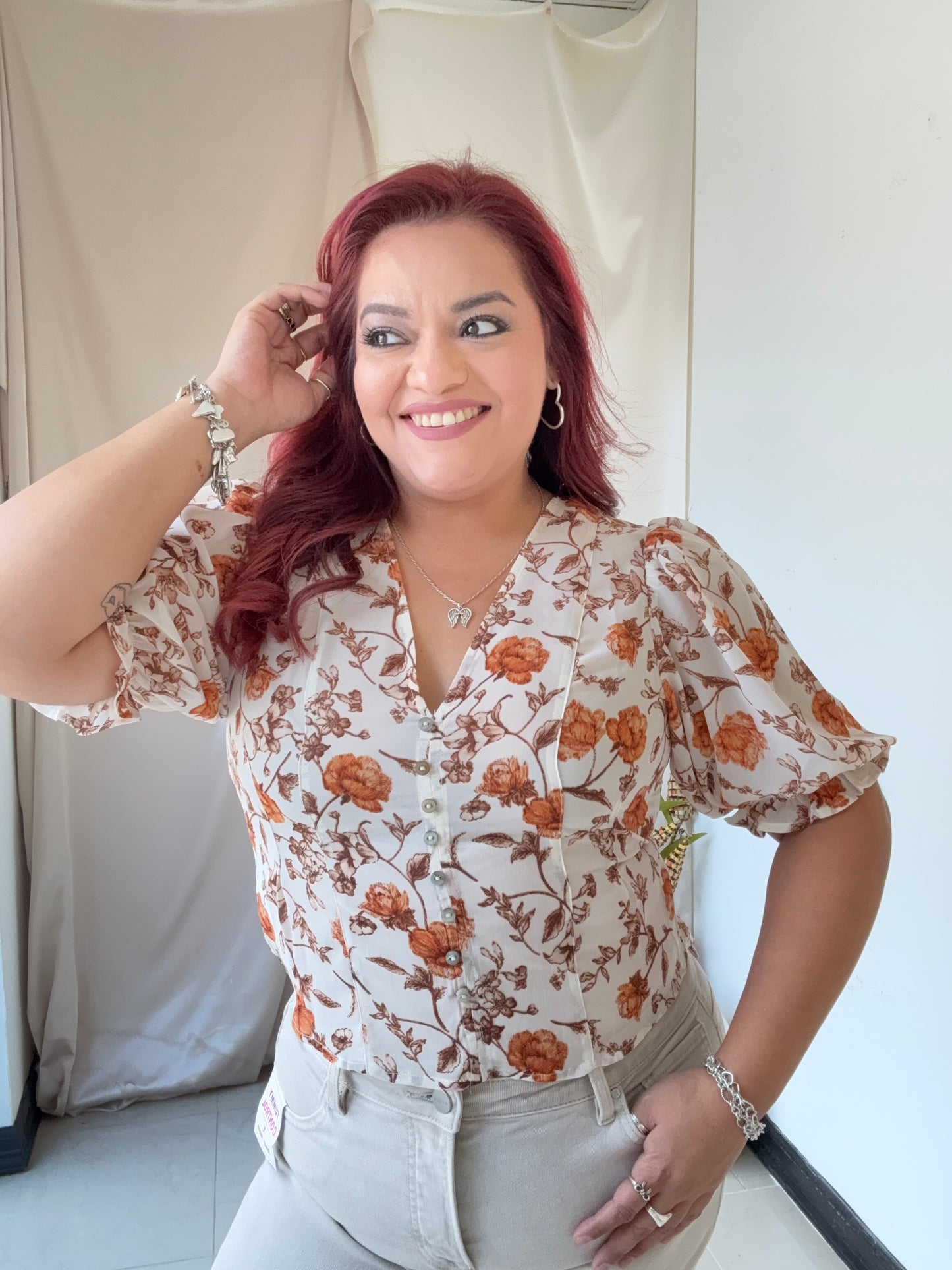 Subtle Bloom Blouse