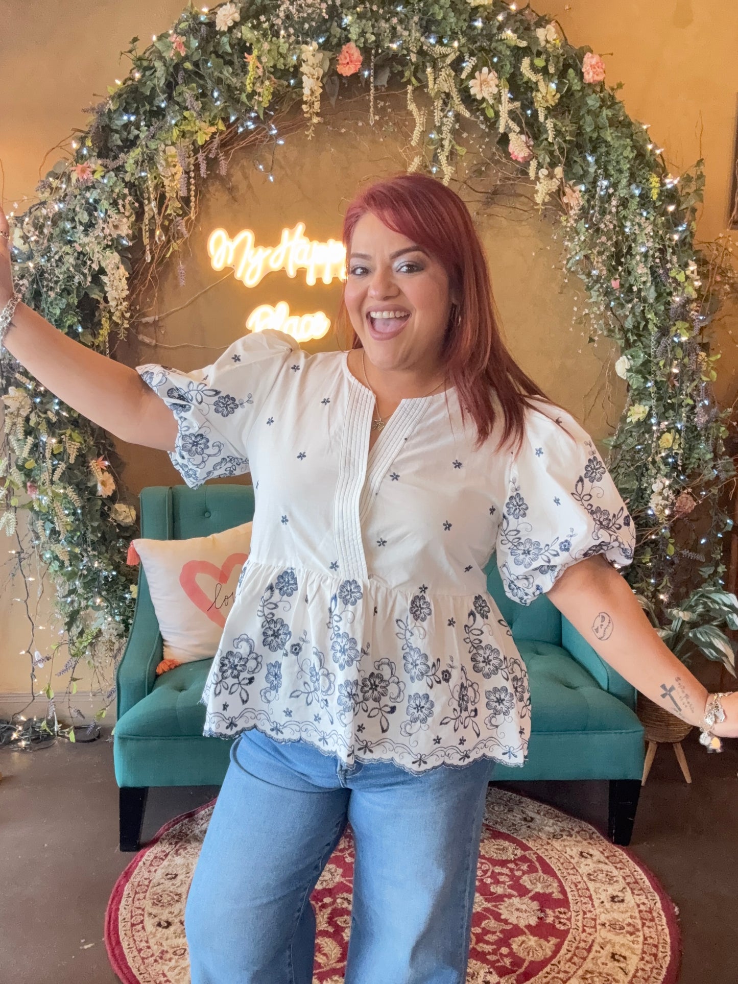 Embroidered Days Blouse
