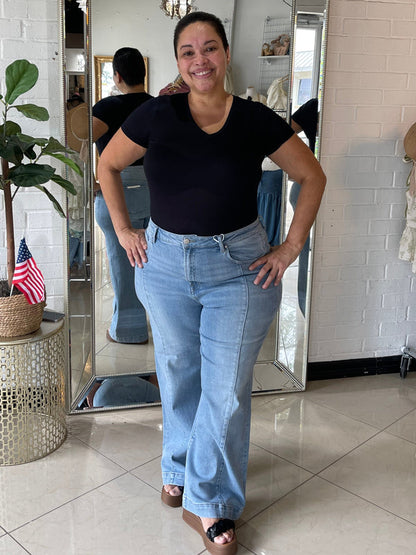 Brittney High Waisted Denim - Light Wash