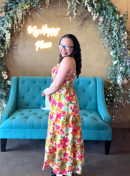 Aloha Babe Hibiscus Midi