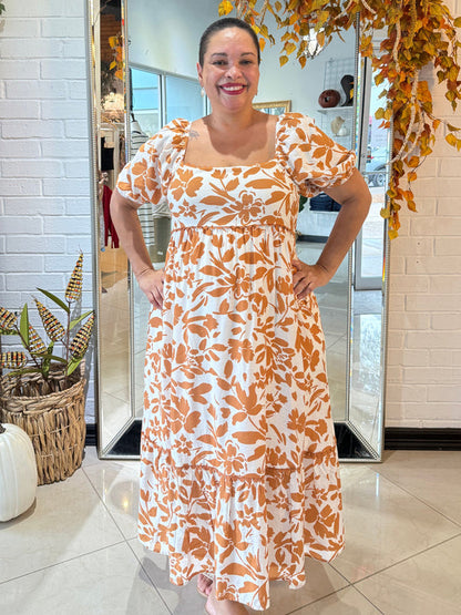 Autumn Scalloped Midi