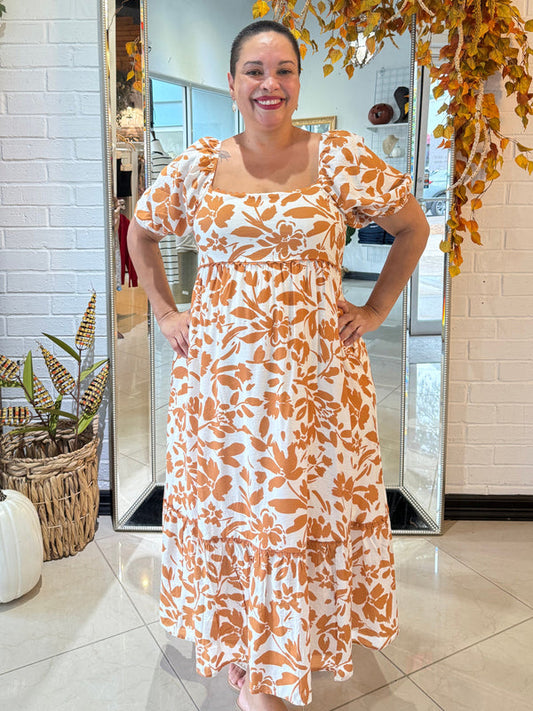 Autumn Scalloped Midi