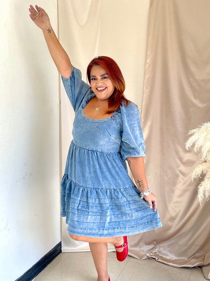 Born In Blue Denim Mini