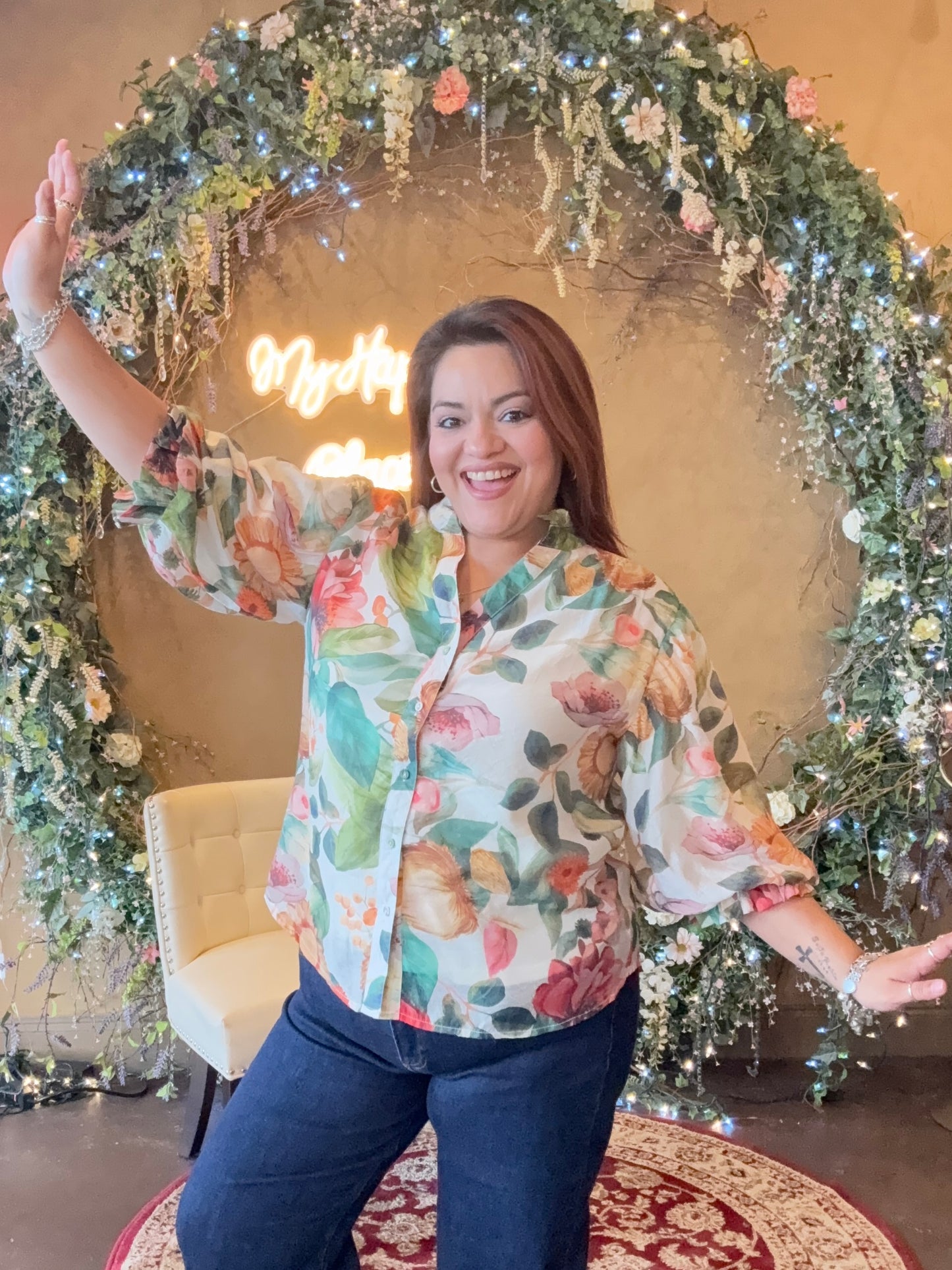 Fresh Picked Floral Blouse