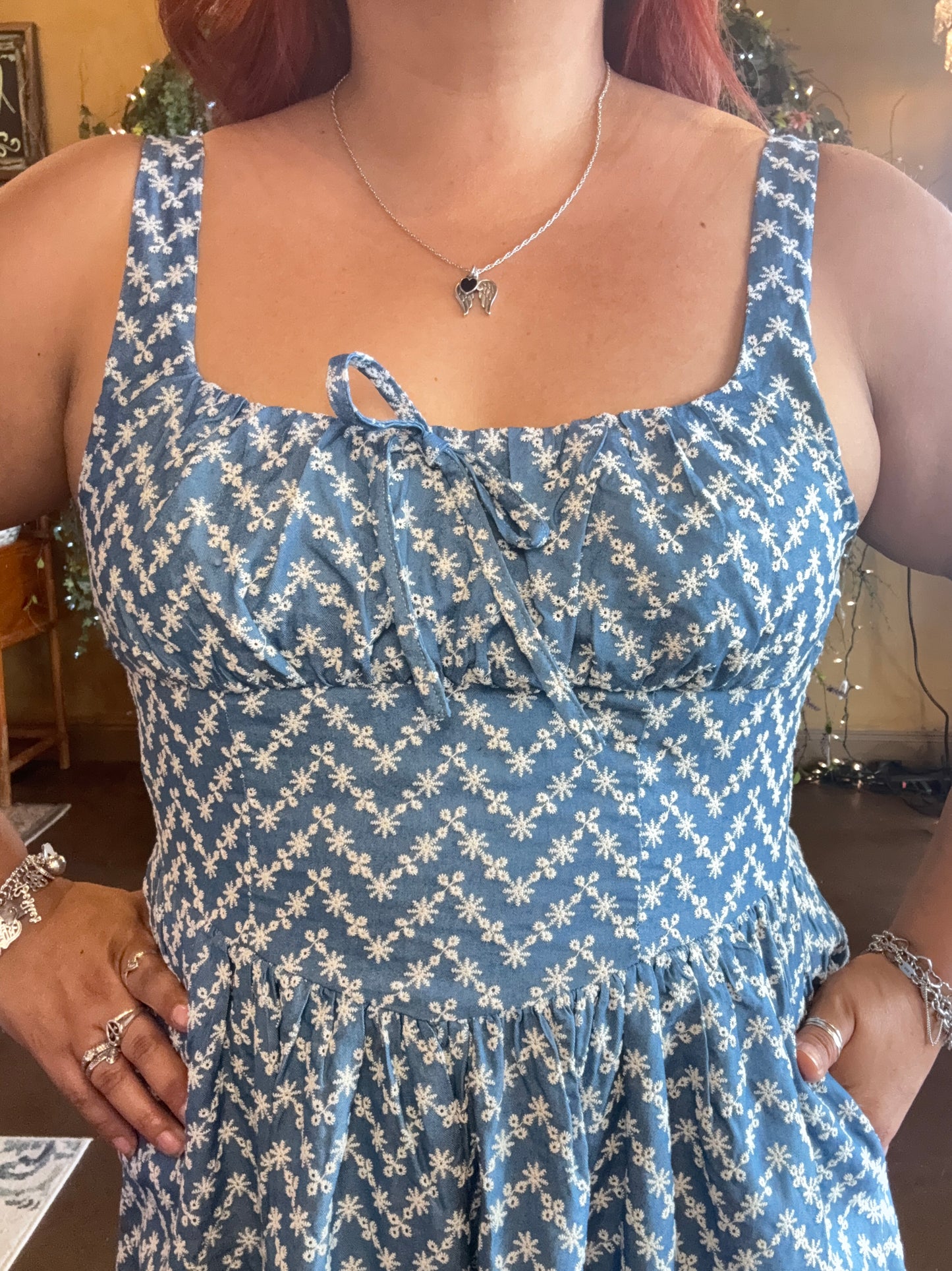 Daydream Daisy Denim Midi