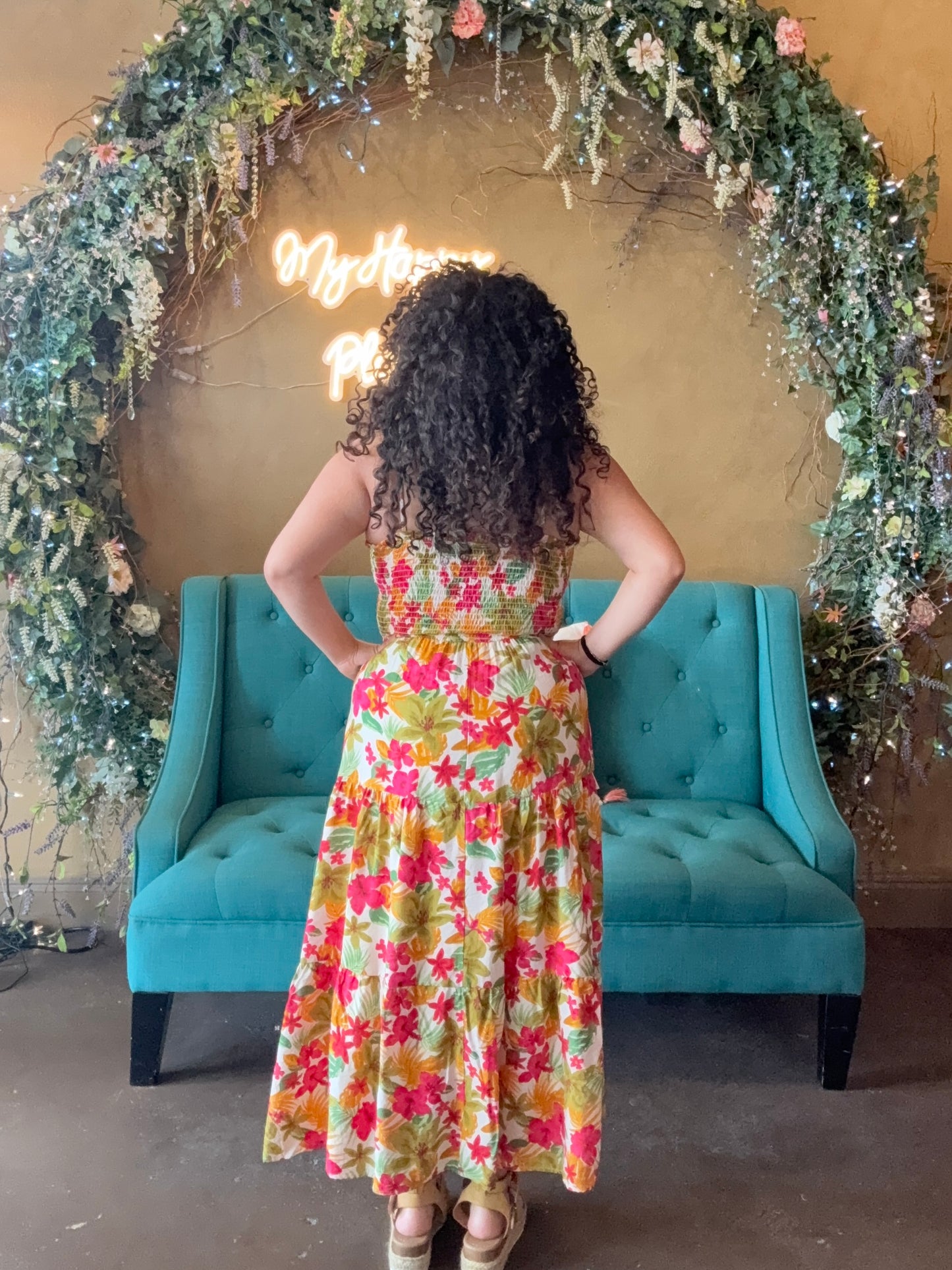 Aloha Babe Hibiscus Midi