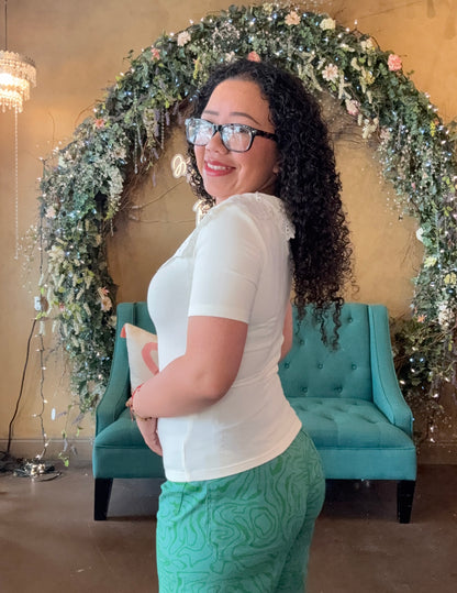 Lovely In Eyelet Top