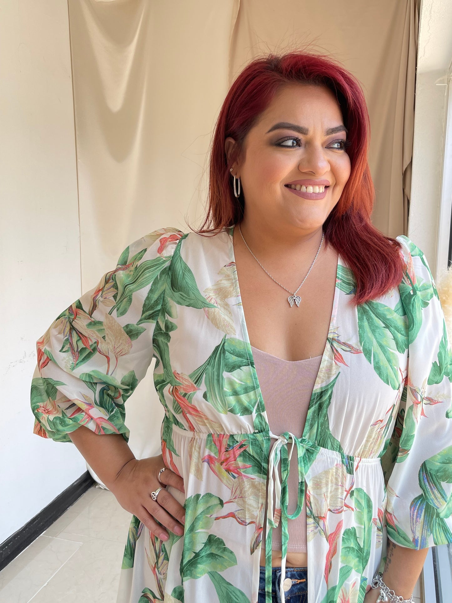 Paradise Cover-Up Maxi Top