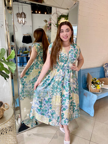 Rosettas Garden Midi Dress