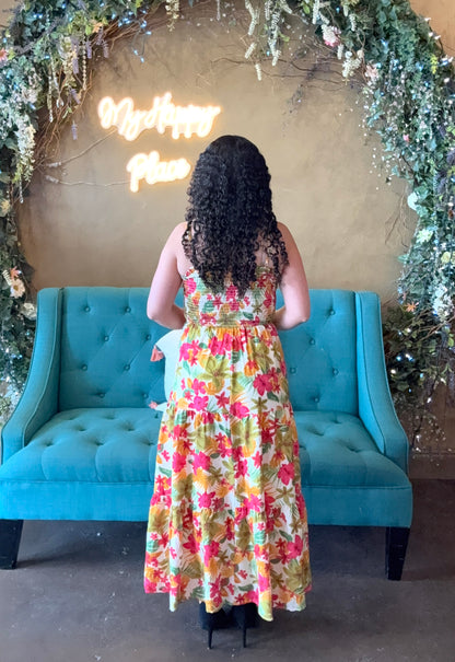 Aloha Babe Hibiscus Midi