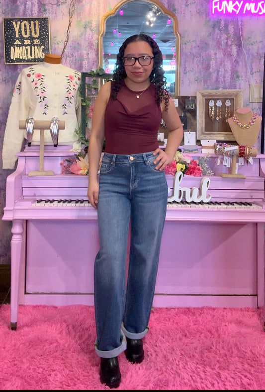 The Sofia Slouch Ankle Boyfriend Denim