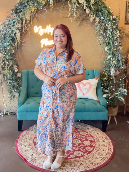Pretty Paisley Days Midi