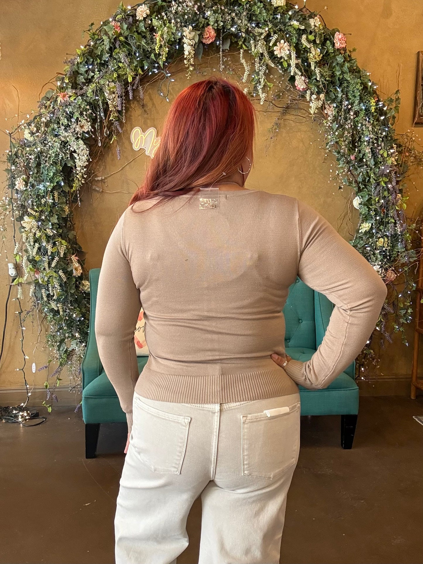 Soft Embrace Cardigan - Taupe