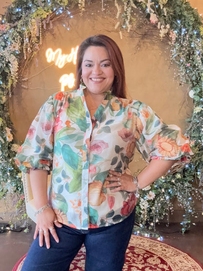 Fresh Picked Floral Blouse