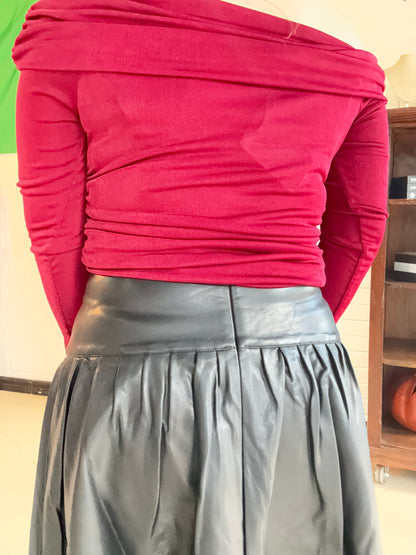 Hot for Fall Midi Skirt