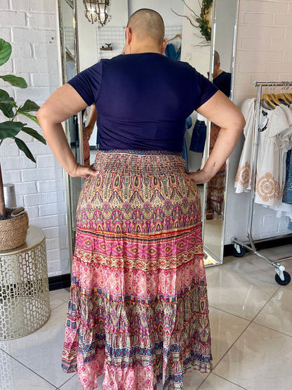 Boho Princess Maxi Skirt