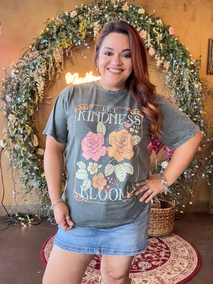Let Kindness Bloom Graphic Top