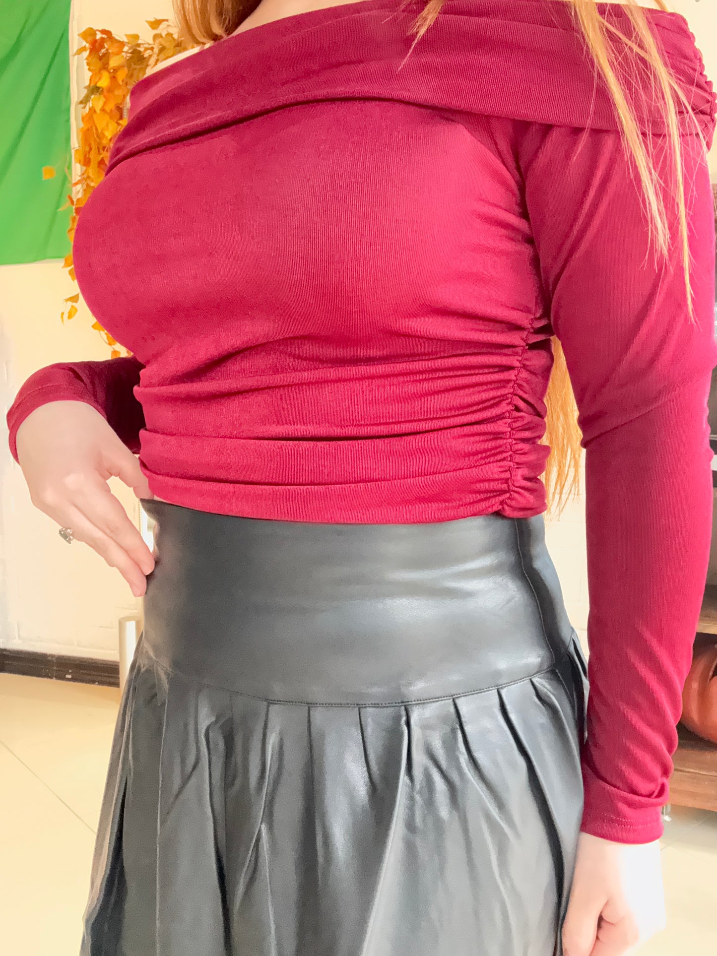Hot for Fall Midi Skirt