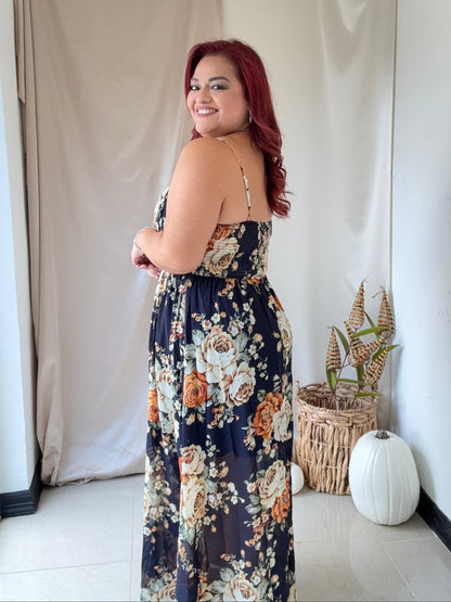 Petals at Dusk Maxi