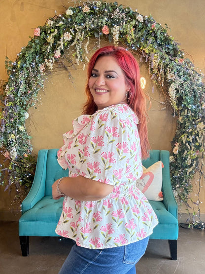 Ditsy Wildflower Blouse