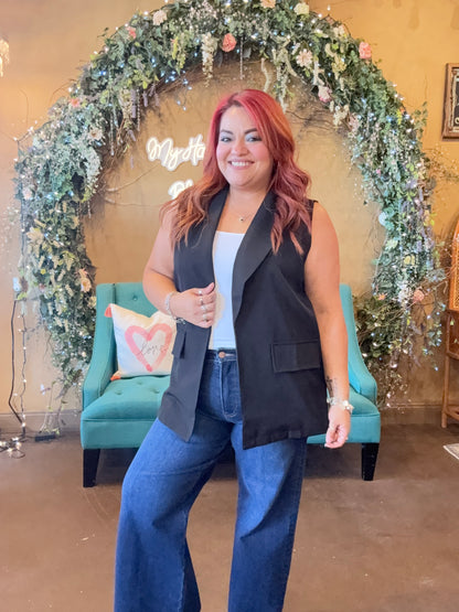 Business Casual Blazer Vest