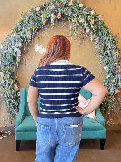 Closet Staple Top - Navy