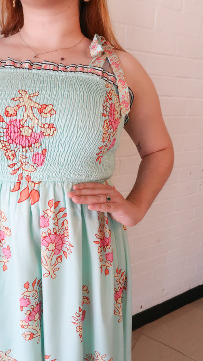 Jasmine Of My Dreams Smocked Midi