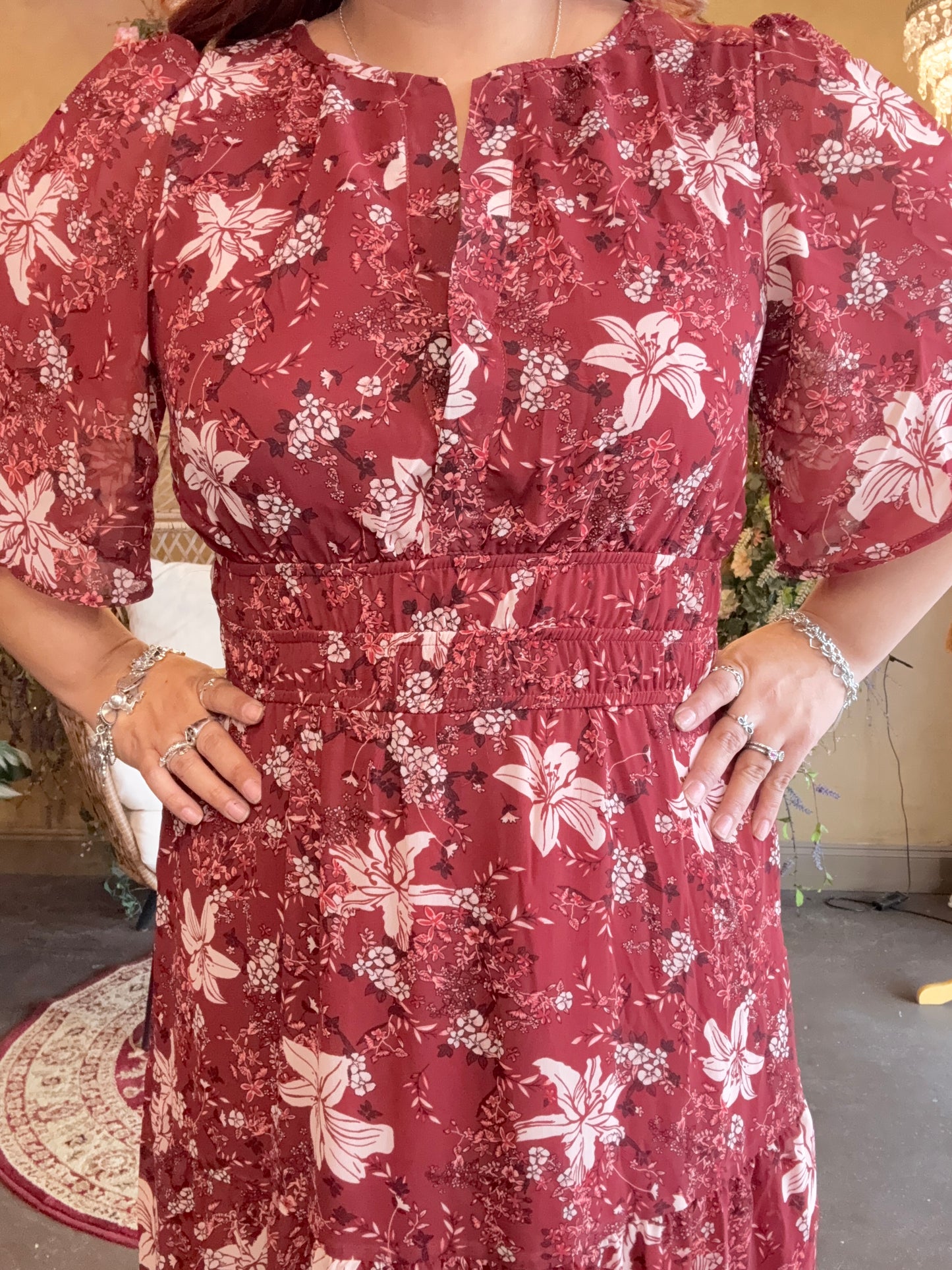 Rustic Bloom Maxi